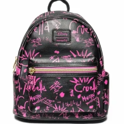 Cruella - Graffiti 10” Faux Leather Mini Backpack