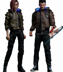 Cyberpunk 2077 - V Male & V Female 1/6th Scale Action Figure Ultimate Bundle (Set of 2 Figures with Sports Bike Replica) (Int Sales Only)
