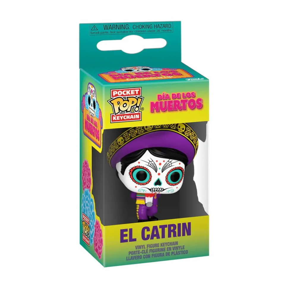 Día de los Muertos - El Catrin Pocket Pop! Keychain