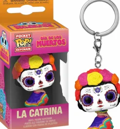 DÃa de los Muertos - La Catrina Pocket Pop! Keychain