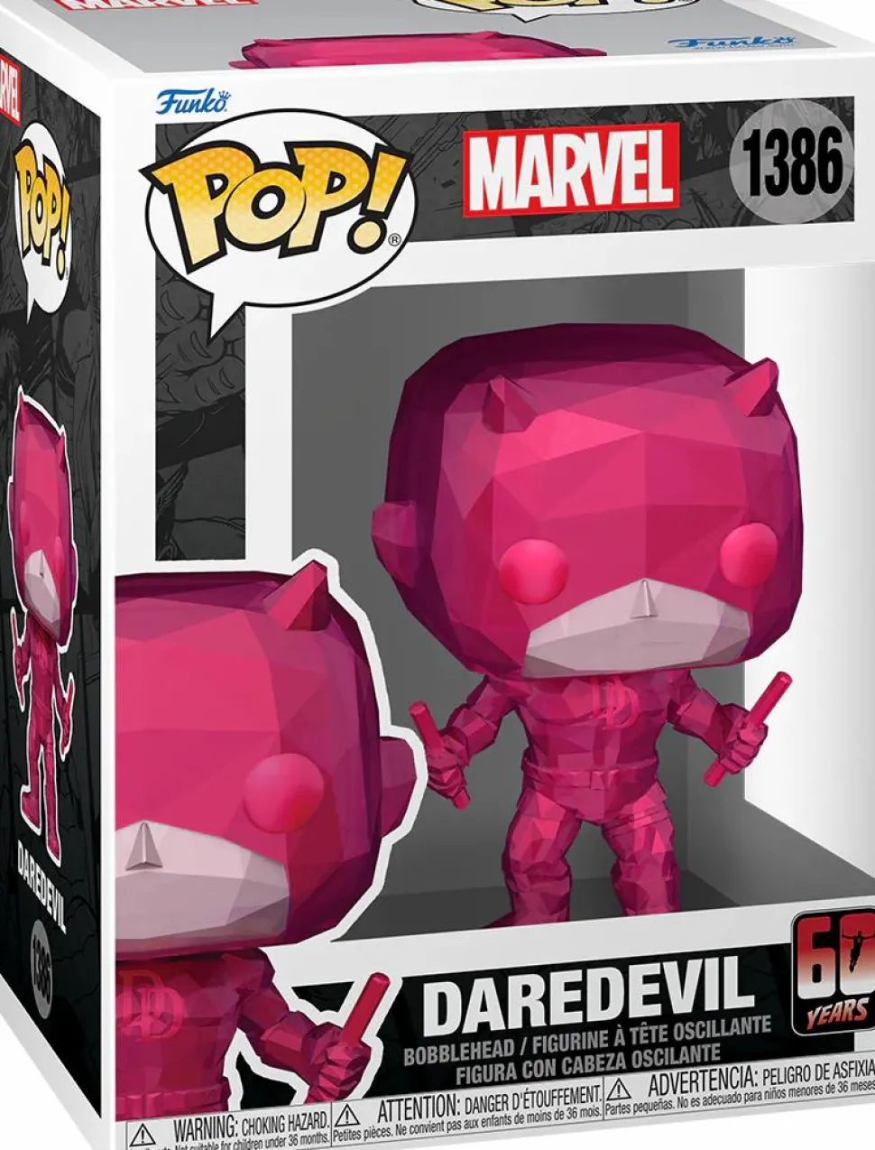 Daredevil - Daredevil (Facet) 60th Anniversary Pop! Vinyl Figure