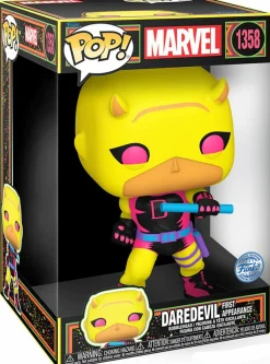 Daredevil - Daredevil (First Appearance) Blacklight 10" Jumbo Pop! Vinyl Figure