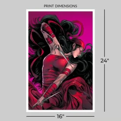 Daredevil - Elektra: Woman Without Fear #3 Variant Cover Fine Art Print by Carmen Carnero