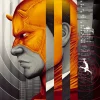 Daredevil - The Man Without Fear Yellow Variant Fine Art Print by Doaly