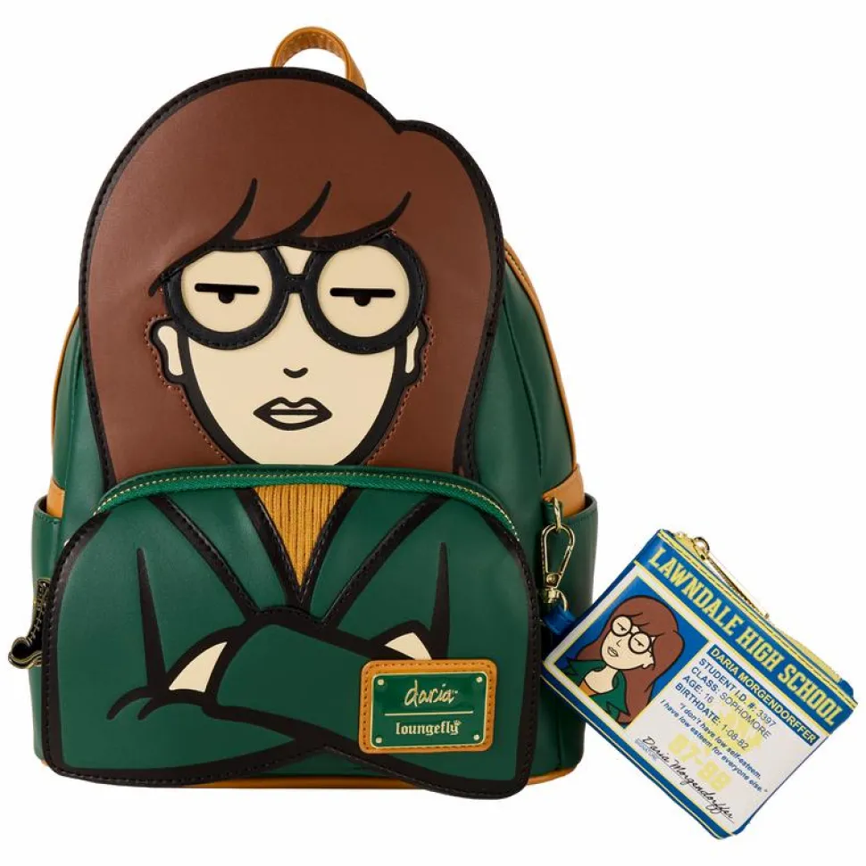 Daria - Daria 10" Faux Leather Mini Backpack with Coin Purse