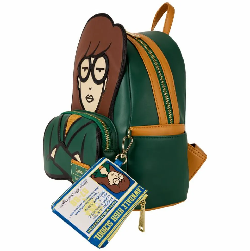 Daria - Daria 10" Faux Leather Mini Backpack with Coin Purse