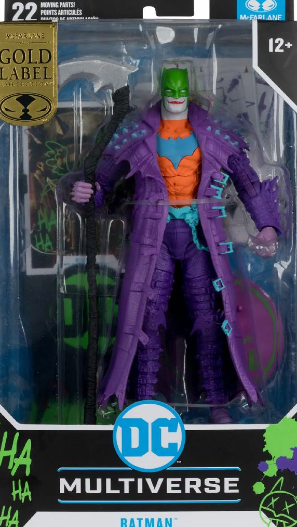 Dark Nights: Death Metal - Batman (Jokerized) DC Multiverse Gold Label 7" Scale Action Figure