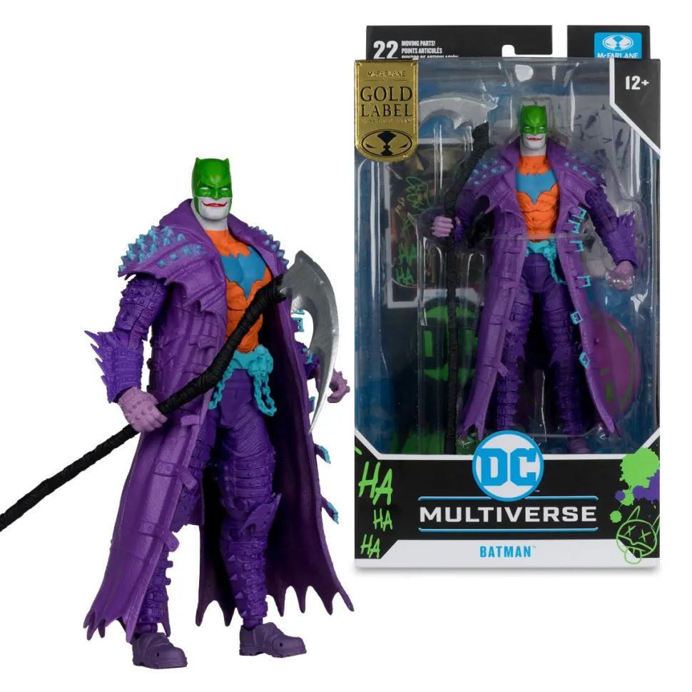 Dark Nights: Death Metal - Batman (Jokerized) DC Multiverse Gold Label 7" Scale Action Figure