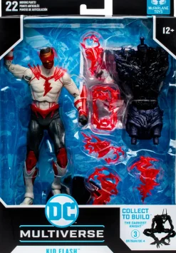 Dark Nights: Death Metal Speed Metal - Kid Flash DC Multiverse 7” Scale Action Figure (The Darkest Knight Build-A-Figure)