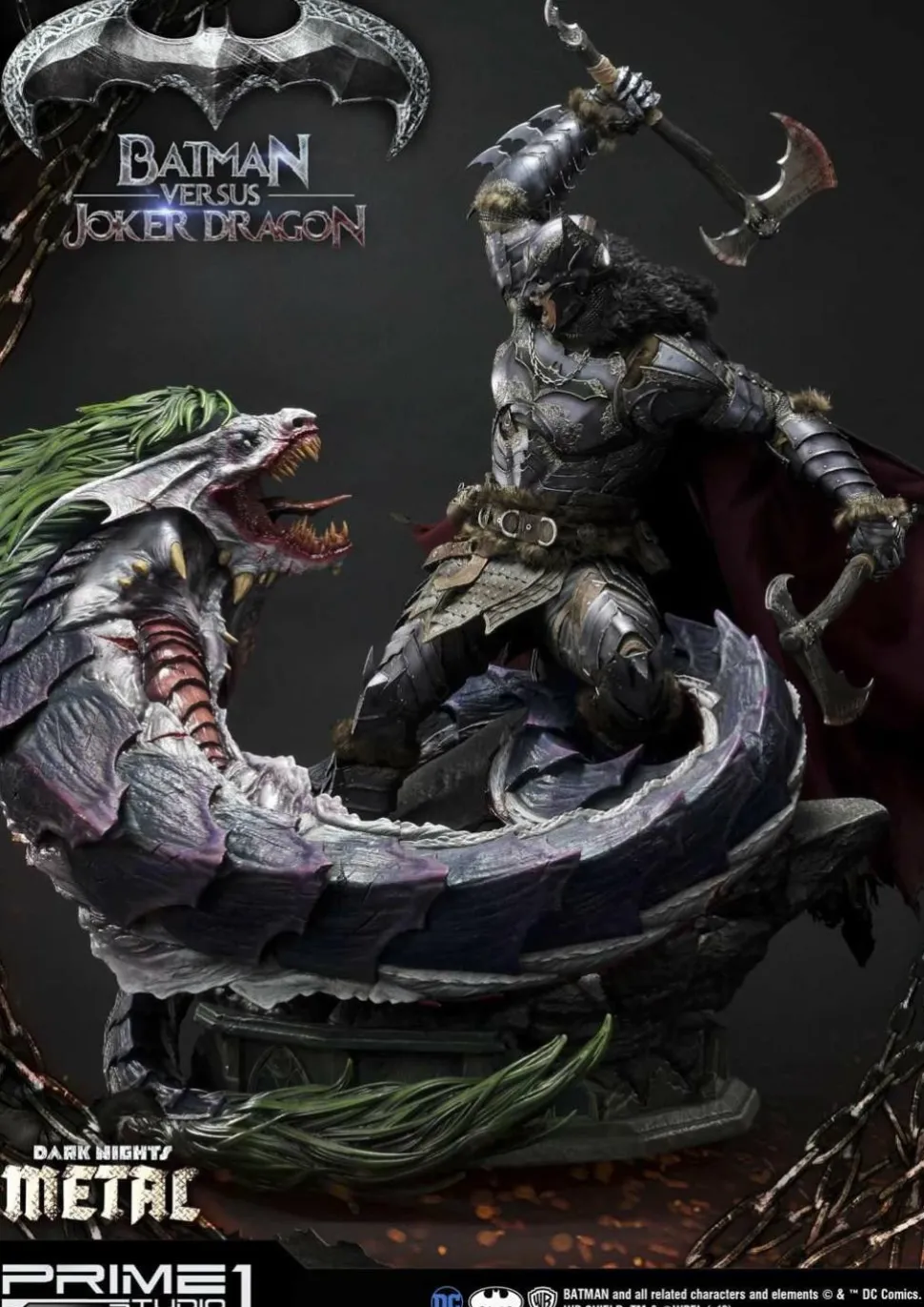 Dark Nights: Metal - Batman Versus Joker Dragon 1/3 Scale Statue