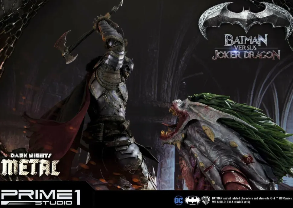 Dark Nights: Metal - Batman Versus Joker Dragon 1/3 Scale Statue