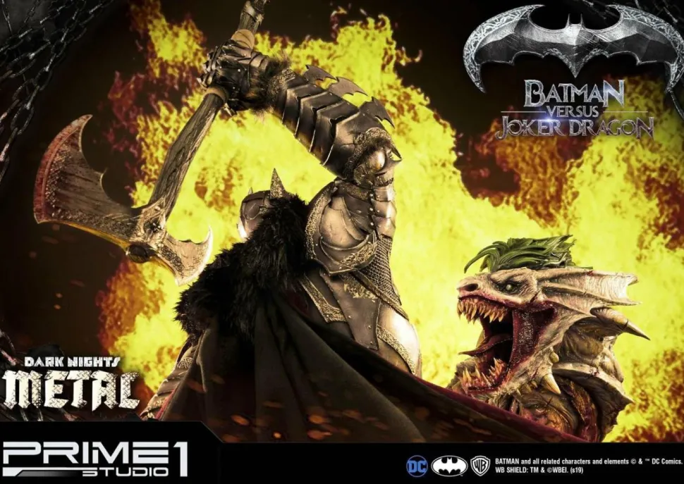Dark Nights: Metal - Batman Versus Joker Dragon 1/3 Scale Statue