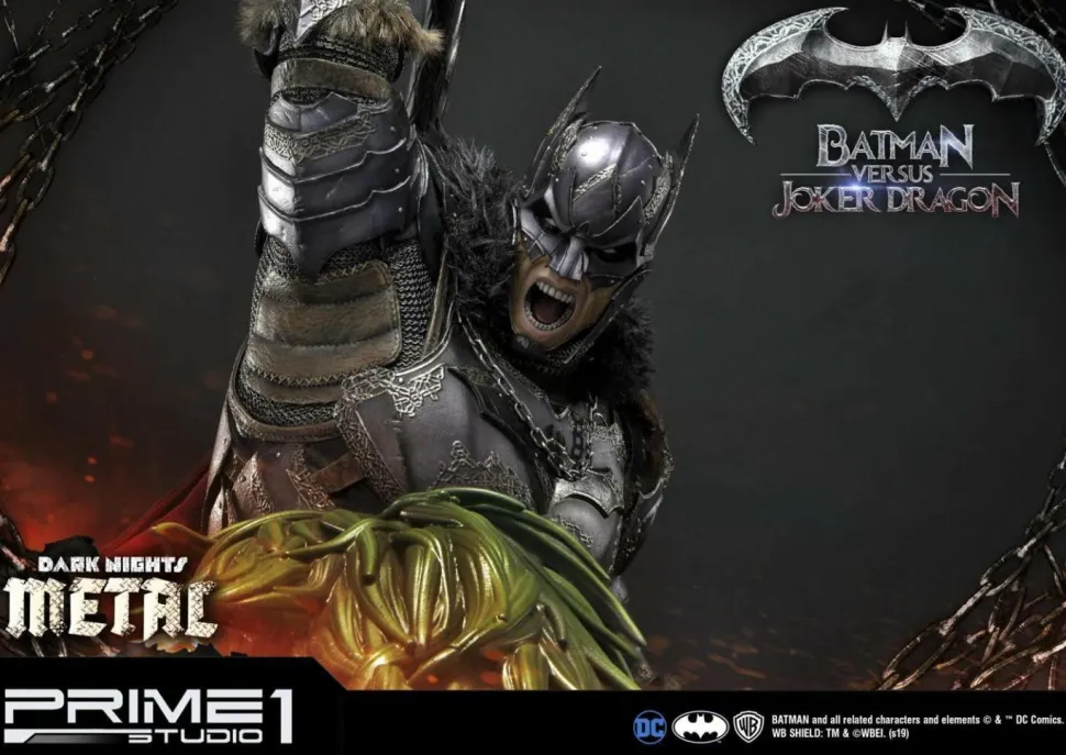 Dark Nights: Metal - Batman Versus Joker Dragon 1/3 Scale Statue
