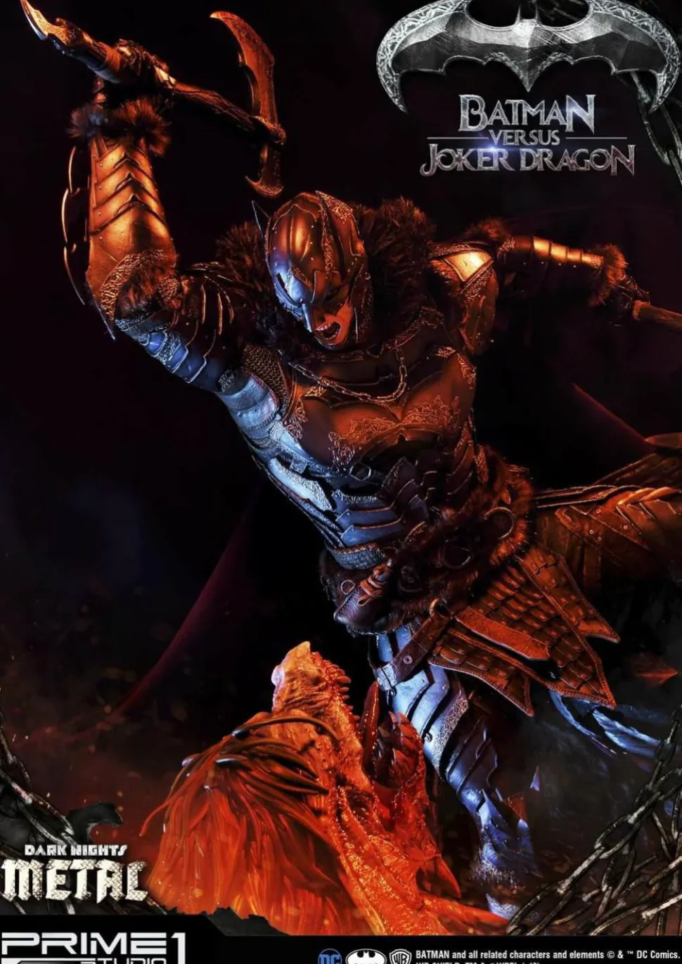 Dark Nights: Metal - Batman Versus Joker Dragon 1/3 Scale Statue