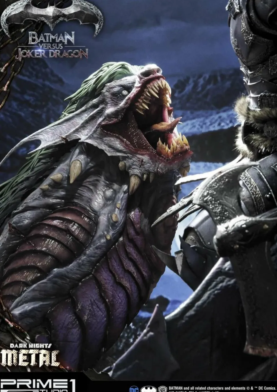 Dark Nights: Metal - Batman Versus Joker Dragon 1/3 Scale Statue