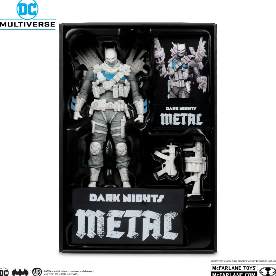 Dark Nights: Metal - The Grim Knight Black & White Accent Edition DC Multiverse Gold Label 7" Scale Action Figure