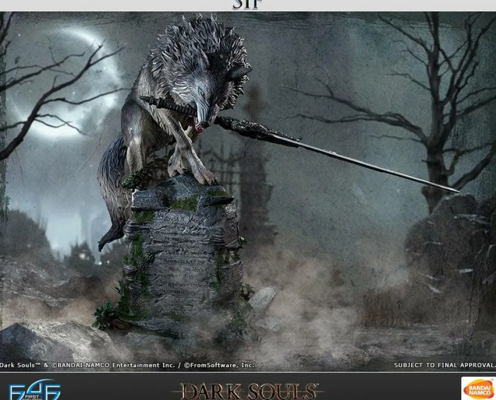 Dark Souls - Sif the Great Grey Wolf 25” Statue