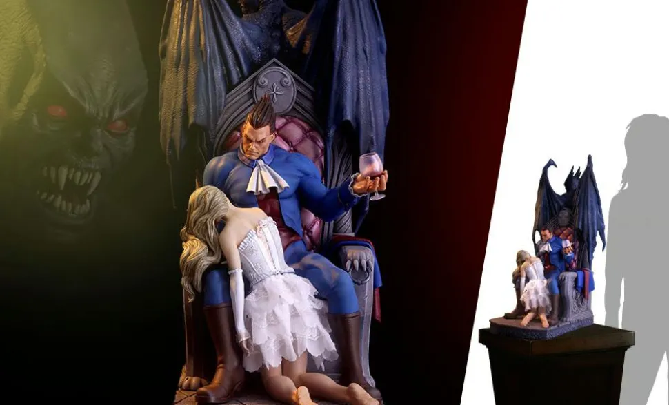 Darkstalkers - Demetri Maximoff 28” Diorama Statue