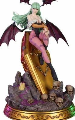 Darkstalkers - Morrigan Aensland with Gold Coffin 1/6th Scale Statue