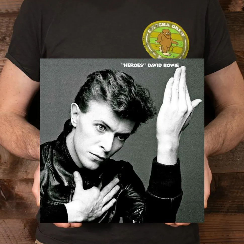 David Bowie - "Heroes" 45th Anniversary LP Vinyl Record (Grey Coloured Vinyl)
