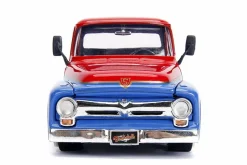 DC Bombshells - 1956 Ford F100 Pickup with Supergirl 1/24th Scale Hollywood Rides Die-Cast Vehicle