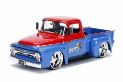 DC Bombshells - 1956 Ford F100 Pickup with Supergirl 1/24th Scale Hollywood Rides Die-Cast Vehicle