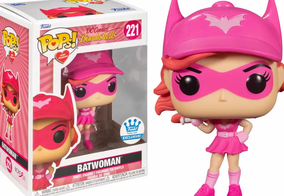 DC Bombshells - Batwoman Breast Cancer Awareness Pop! Vinyl Figure (Pops! with Purpose) (Funko / Popcultcha Exclusive)