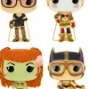 DC Bombshells - Series 01 4" Pop! Enamel Pin Bundle (Set of 4)