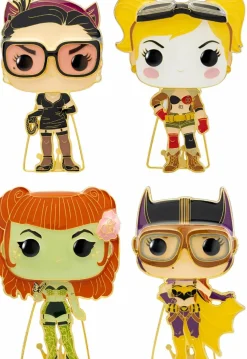 DC Bombshells - Series 01 4" Pop! Enamel Pin Bundle (Set of 4)