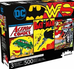 DC Comics - 500 Piece Jigsaw Puzzle (Set of 3)