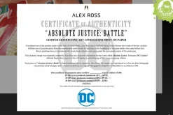 DC Comics - Absolute Justice: Battle Fine Art Print by Alex Ross