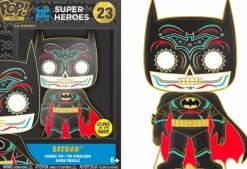 DC Comics - Batman Day of the Dead Glow-in-the-Dark 4" Enamel Pop! Pin