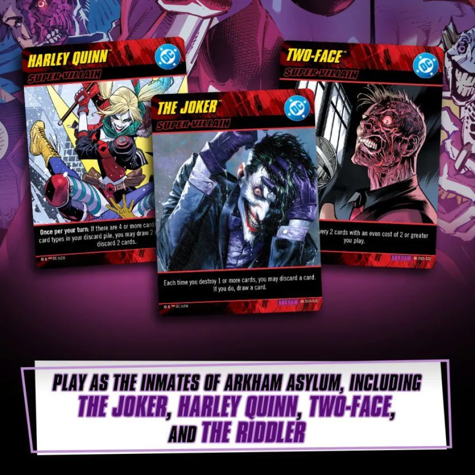 DC Comics - DC Deck-Building Game: Arkham Asylum Core Set