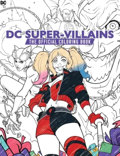 DC Comics - DC Super-Villains: The Official Colouring Book Paperback Book