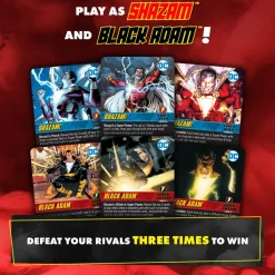 DC Comics - Deck-Building Game Rivals Shazam! vs. Black Adam Card Game Expansion Pack