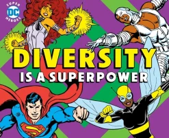 DC Comics - Diversity Is A Superpower Board Book Hardcover