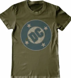 DC Comics - Logo Khaki Female T-Shirt
