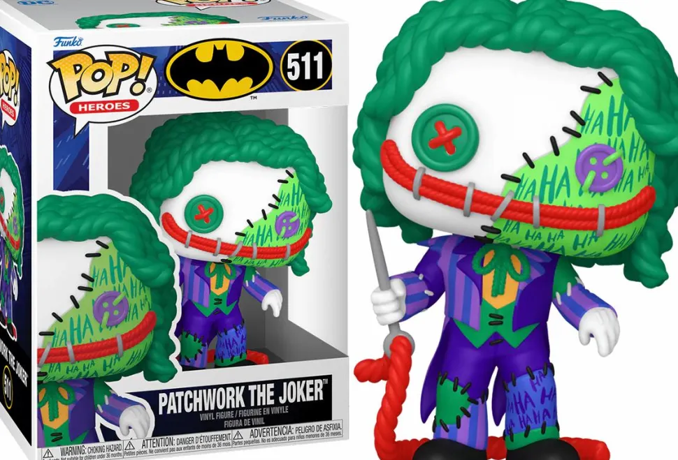 DC Comics - Patchwork Stitch Up Pop! Vinyl Bundle (Set of 4)