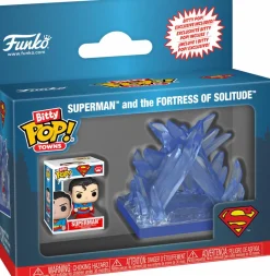 DC Comics - Superman & the Fortress of Solitude Bitty Pop! Town Vinyl Figure