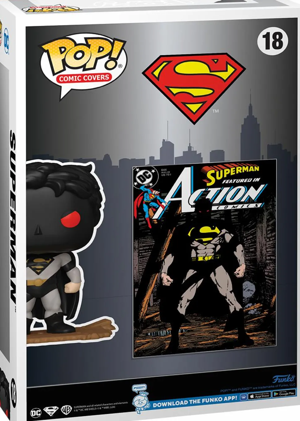 DC Comics - Superman Action Comics #644 Pop! Comic Covers Vinyl Figure