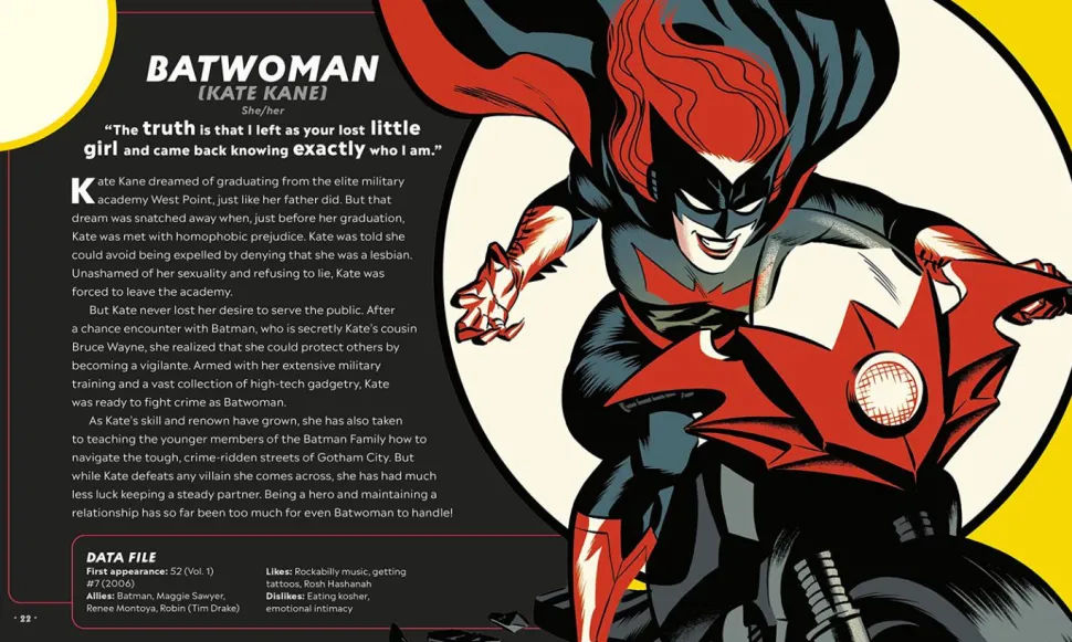 DC Comics - The DC Book of Pride: A Celebration of DC's LGBTQIA+ Characters Hardcover Book