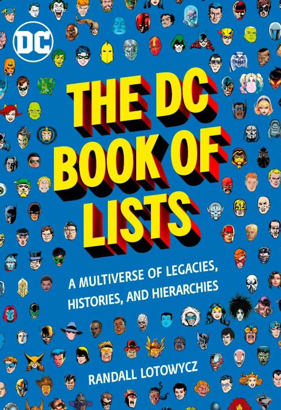 DC Comics - The DC Books of Lists Hardcover Book