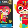 DC Comics - The Flash Day of Dead Glow-in-the-Dark 4" Enamel Pop! Pin