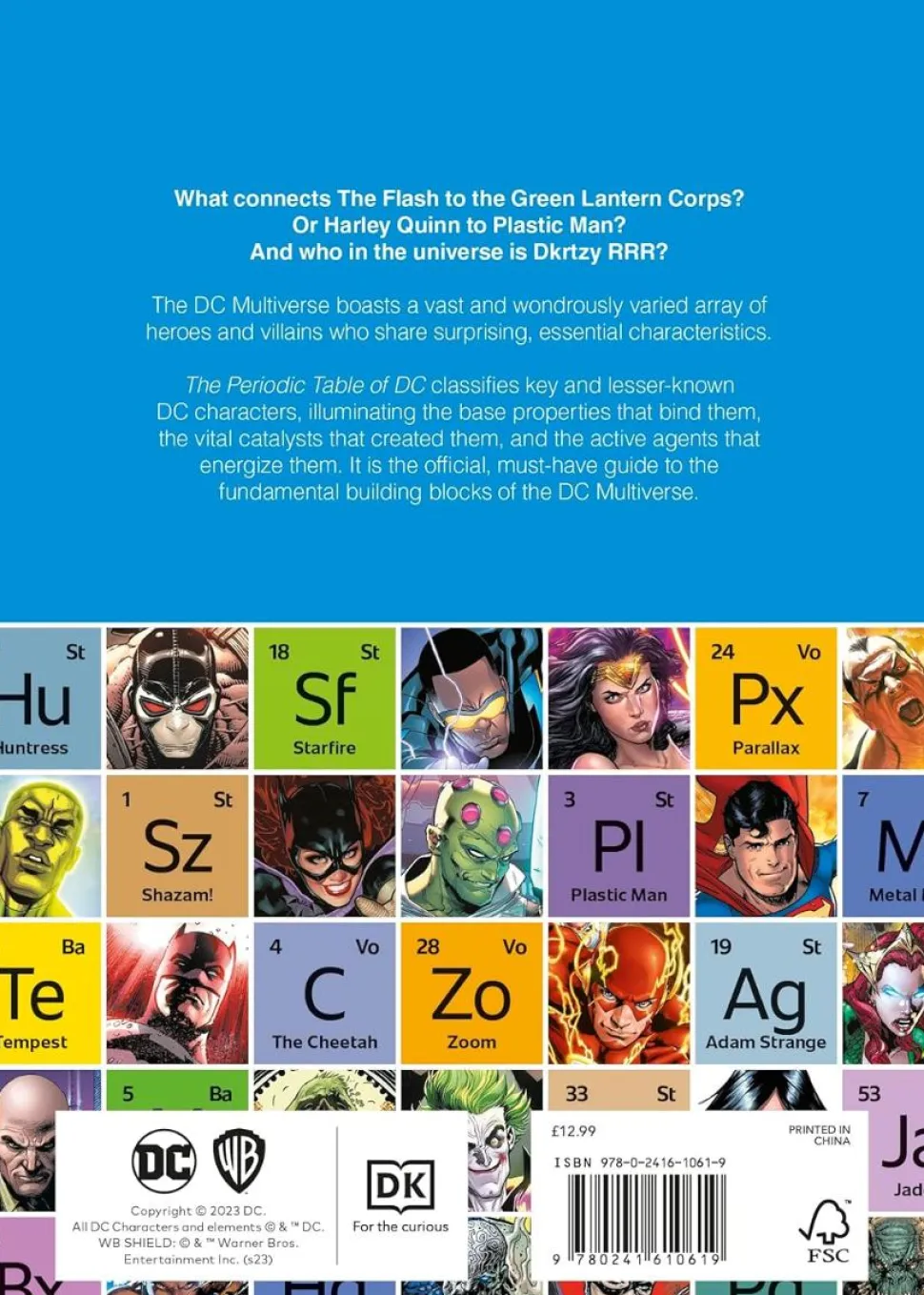 DC Comics - The Periodic Table of DC Hardcover Book