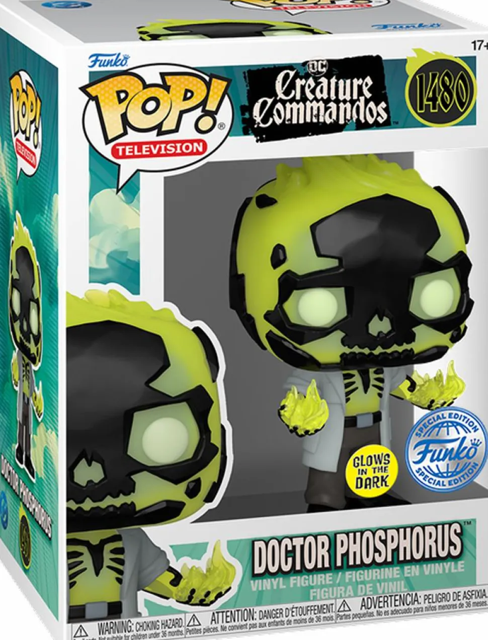DC: Creature Commandos - Dr Phosphorous Mystery Box (Includes Dr Phosphorous & 3 Exclusive Pop! Vinyl Figures)