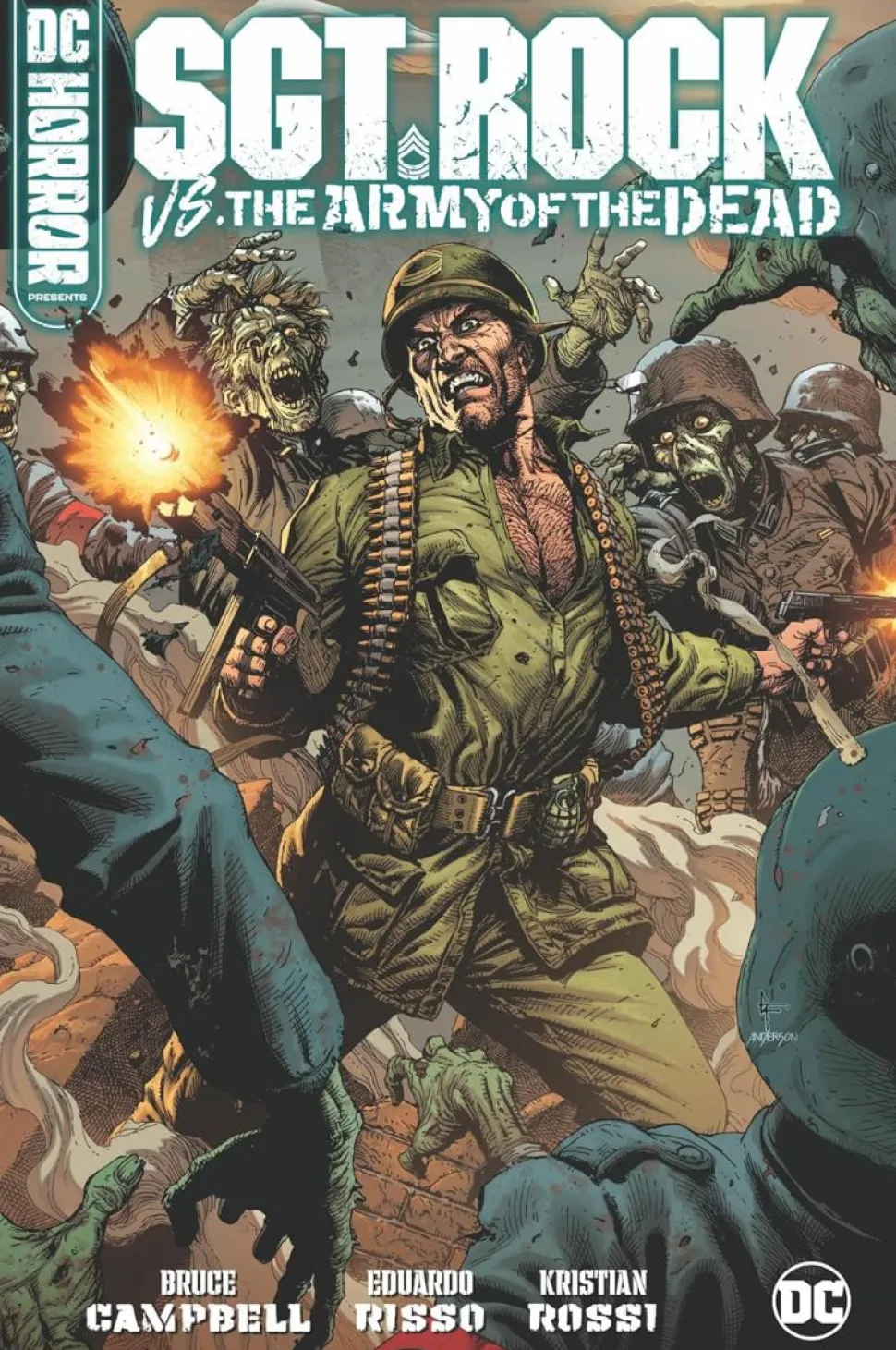 DC Horror Presents: Sgt. Rock vs. The Army of the Dead by Bruce Campbell Hardcover Book