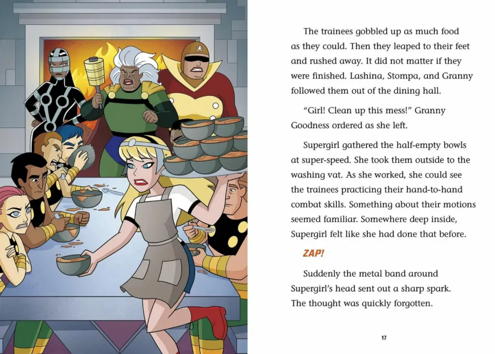 DC Super Hero Fairy Tales - Supergirl and the Cinder Games Paperback Book