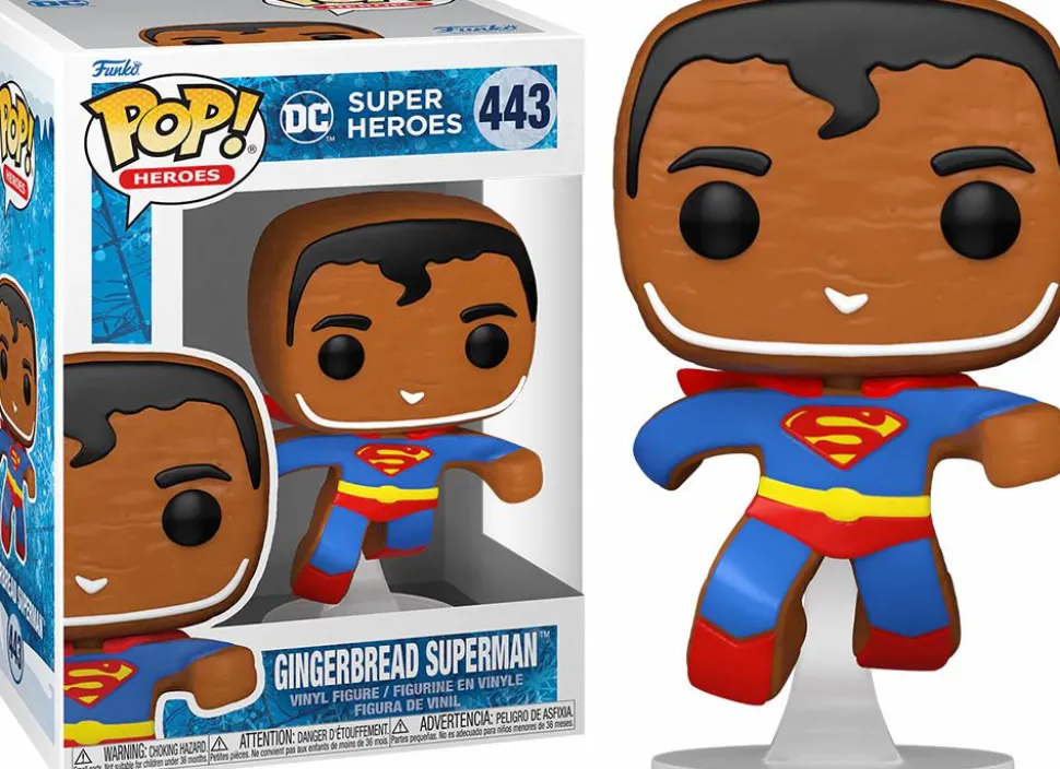 DC Super Heroes - Gingerbread Superman Pop! Vinyl Figure