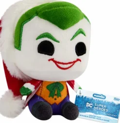 DC Super Heroes - The Joker as Santa Holiday Plushies 4" Plush