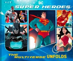 DC Super Heroes - The Multiverse Unfolds Hardcover Book